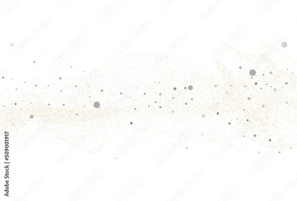 Obraz premium Light silver gold glitter confetti. Light background.