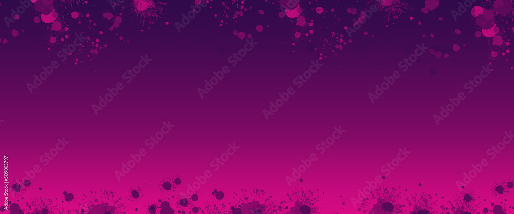 A beautiful illustration with splatter background. A beautiful illustration with splatter background.