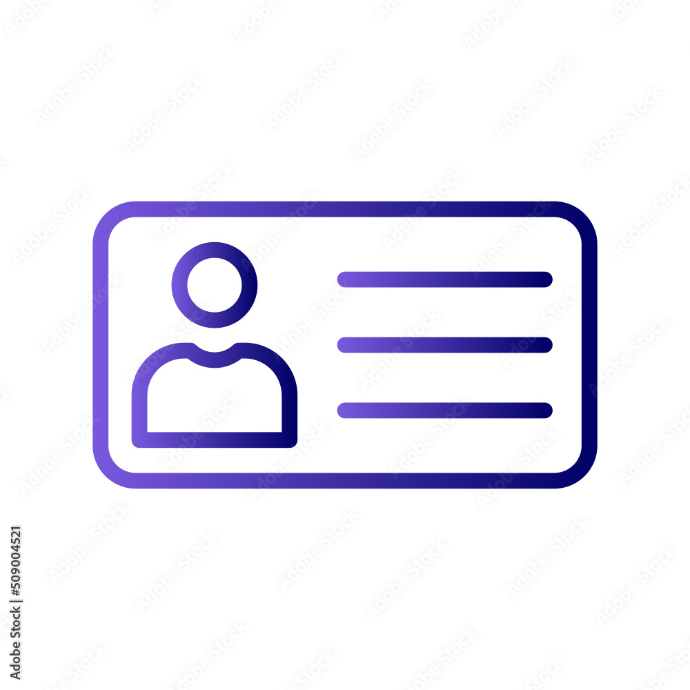 Identification Icon Identification Icon
