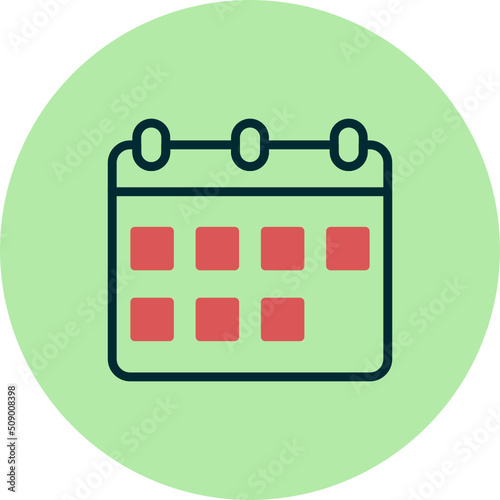 Weekly Calendar Icon