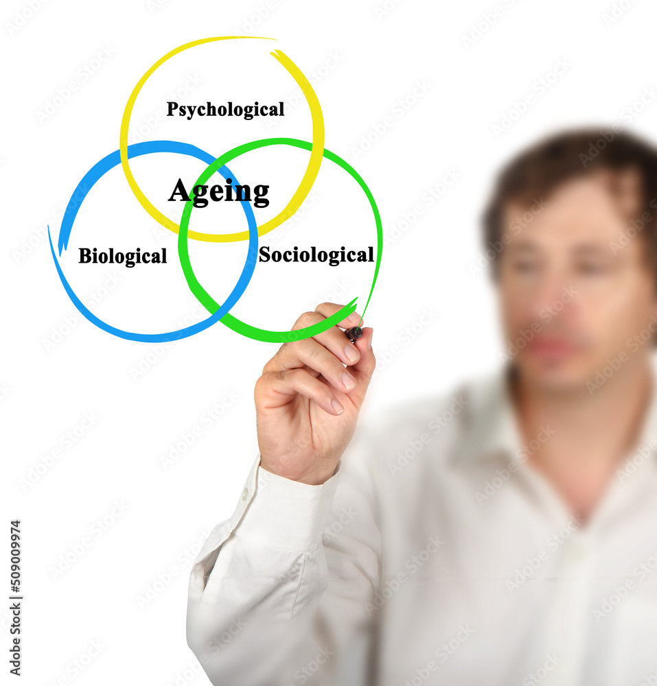 Presenting three facets of ageing