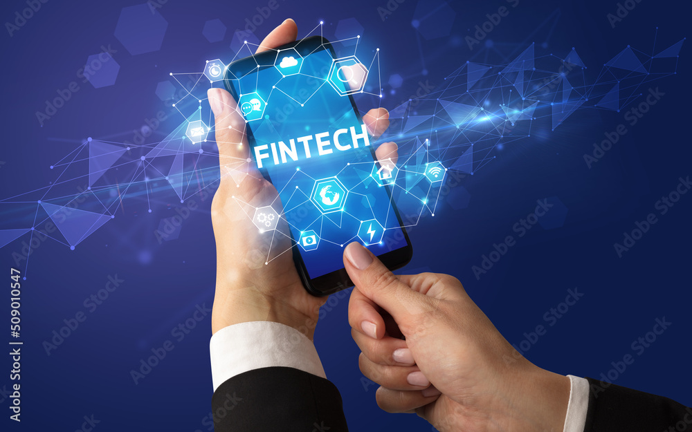 Hand using smartphone with technology concept Hand using smartphone with technology concept
