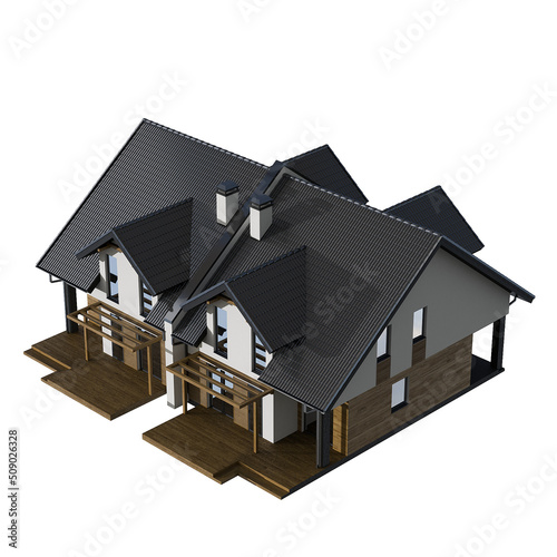 Duplex with attic