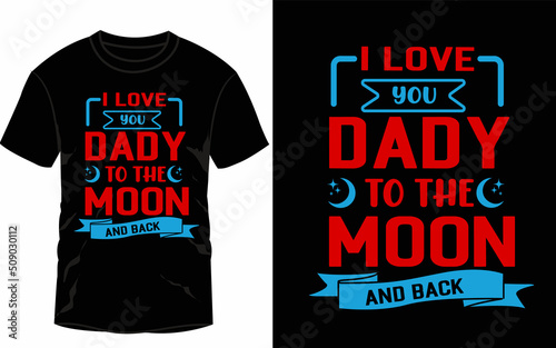 eye-catching father's day t-shirt design template photo