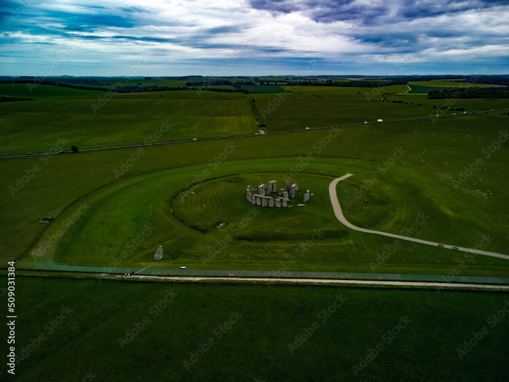 Obraz premium Stonehenge from the sky