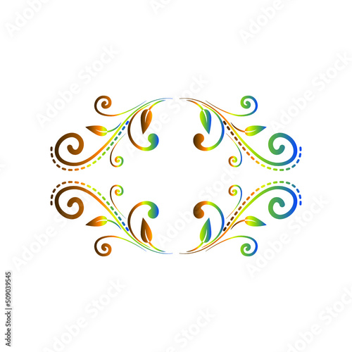 flower pattern illustration with white background vector graphic