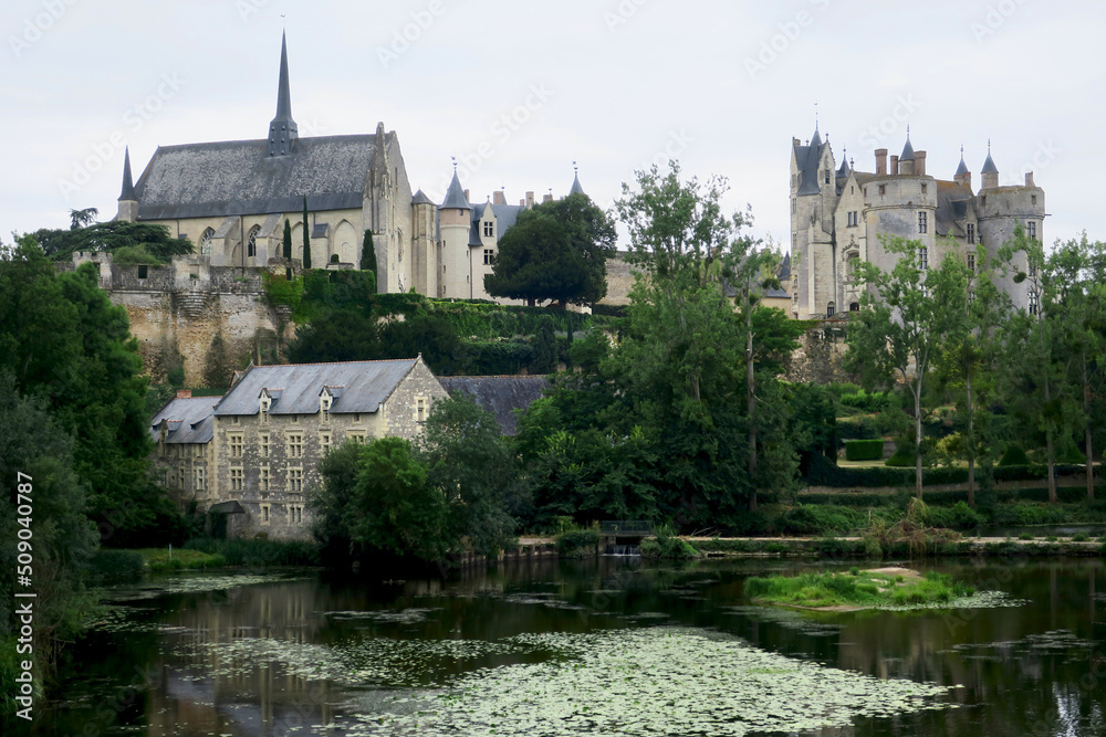 Obraz premium Castle of Montreuil-Bellay in the Loire Valley, France