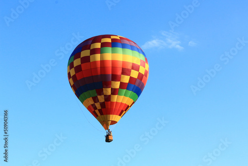 hot air balloon in the sky in New Jersey