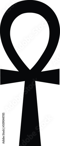 Fotografering ankh or key of life - ancient, religious, egyptian, hieroglyphic symbol of eternal life