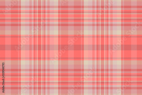 Tartan plaid pattern with texture and warm color. Vector illustration.