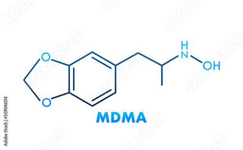 Probiotics bacteria vector design. Icon with lactic acid formula.