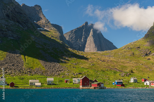 View of Moskenesoya Island in north Norway
 photo