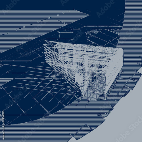 3d architectural drawing