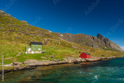 View of Moskenesoya Island in north Norway
 photo