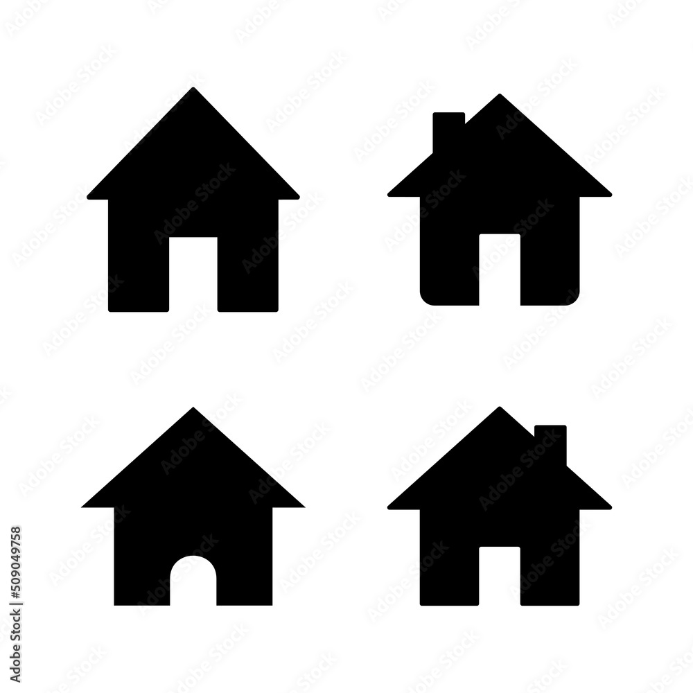House icon vector. Home sign and symbol House icon vector. Home sign and symbol