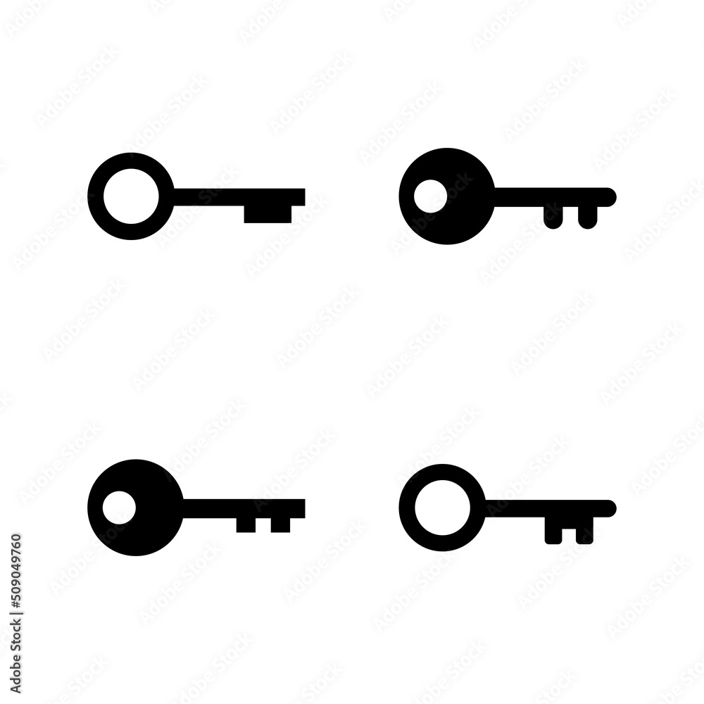 Key icon vector. Key sign and symbol. Key icon vector. Key sign and symbol.