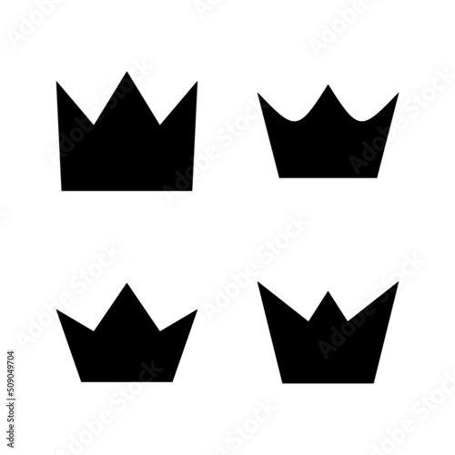 Crown icon vector. crown sign and symbol