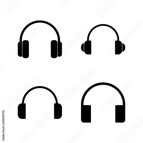 Headphone icon vector. Headvector sign and symbol