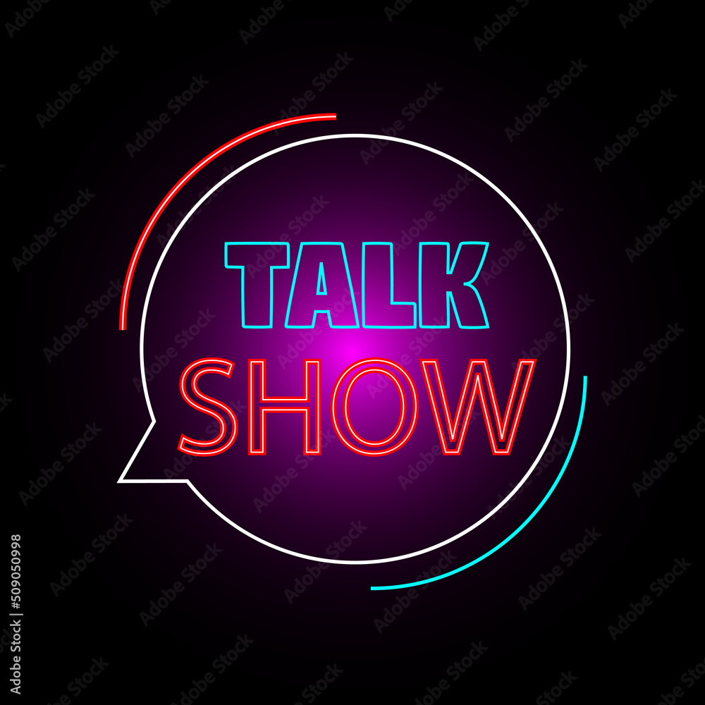 Editable 3D Text Effects Talk show Template - Graphic Style Effect ...