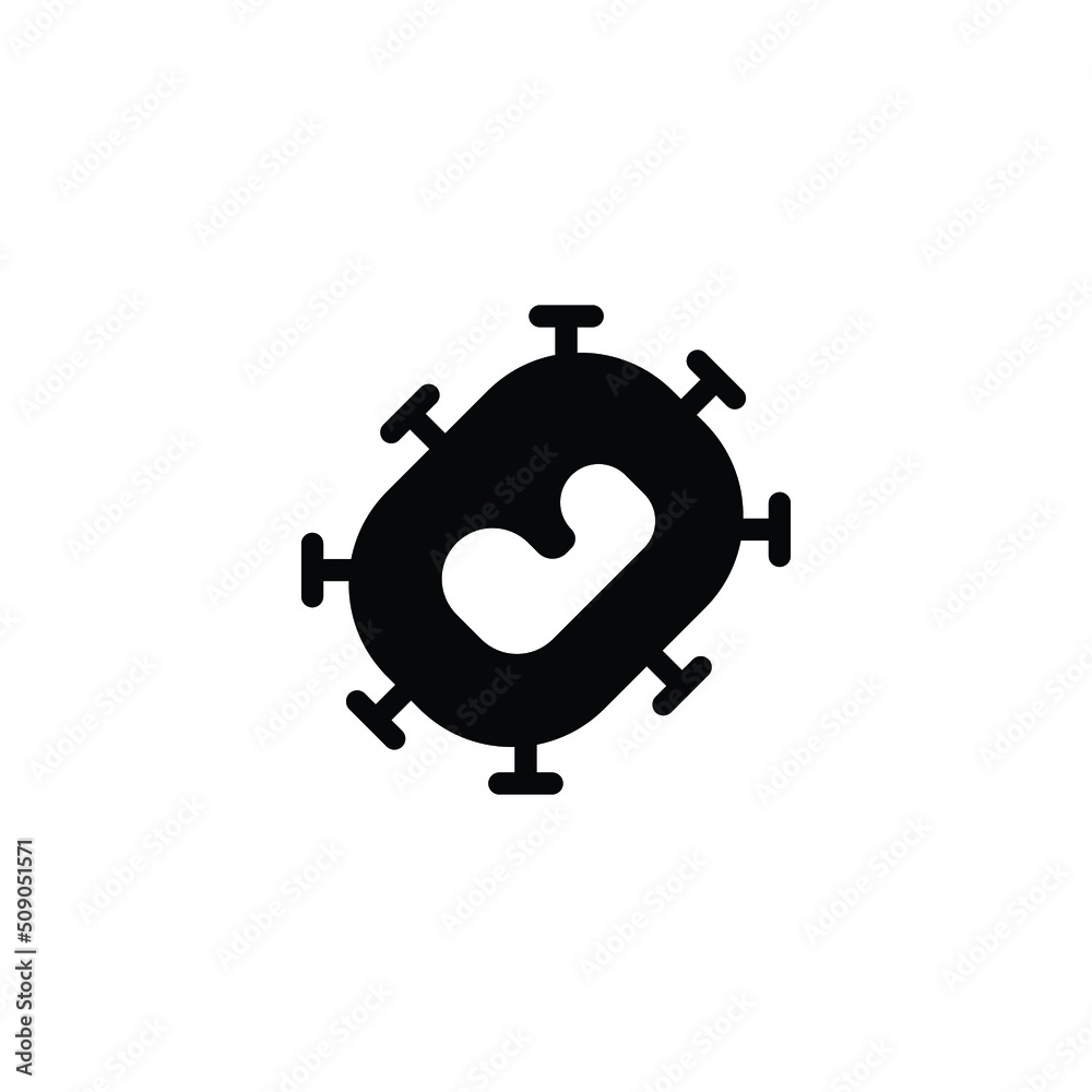 Monkeypox virus symptoms icon. Pox virus. Simple solid style symbol. Glyph vector illustration isolated on white background. EPS 10. Monkeypox virus symptoms icon. Pox virus. Simple solid style symbol. Glyph vector illustration isolated on white background. EPS 10.