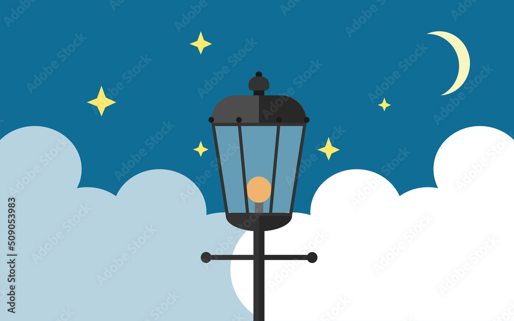 background texture design template, with the characteristics of garden lights
blue background