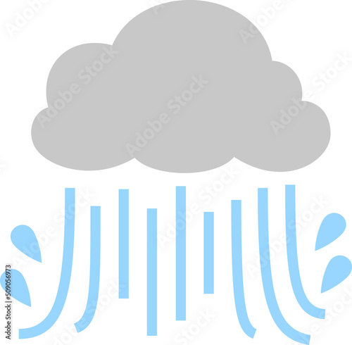 豪雨、スコールのアイコン