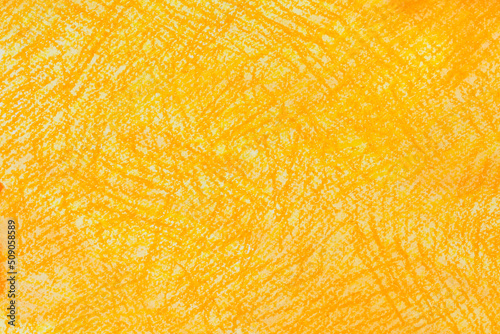 yellow crayon doodles background texture photo