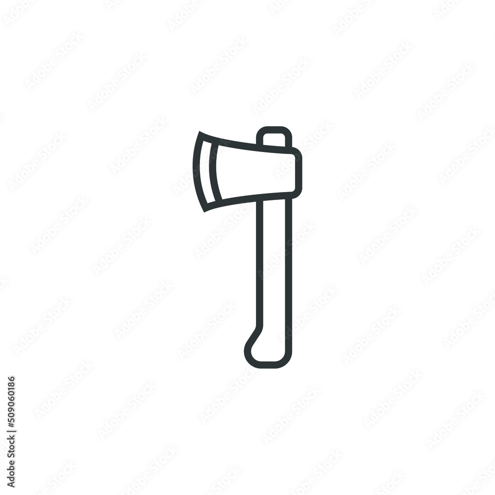 Vector sign of the Axe symbol is isolated on a white background. Axe icon color editable. Vector sign of the Axe symbol is isolated on a white background. Axe icon color editable.