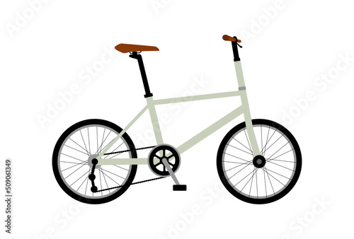 シンプルな自転車（ミニベロ）のイラスト