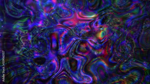 Abstract multicolored glowing liquid background