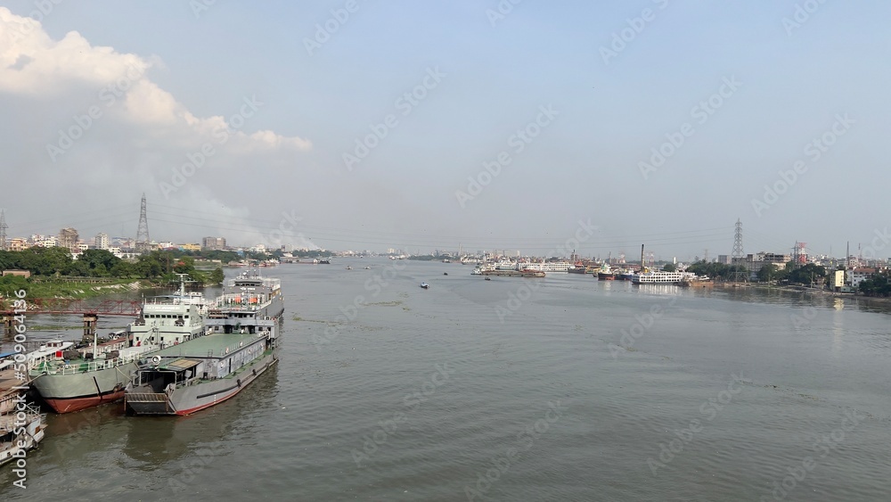 boats in the harbor