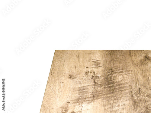 old wood texture on white background and copye space or empty