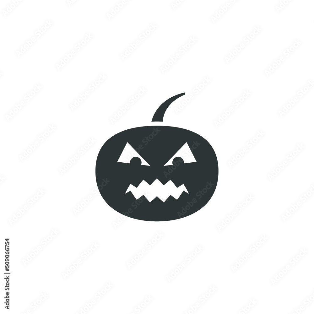 Vector sign of the jack o lantern symbol is isolated on a white background. jack o lantern icon color editable. Vector sign of the jack o lantern symbol is isolated on a white background. jack o lantern icon color editable.