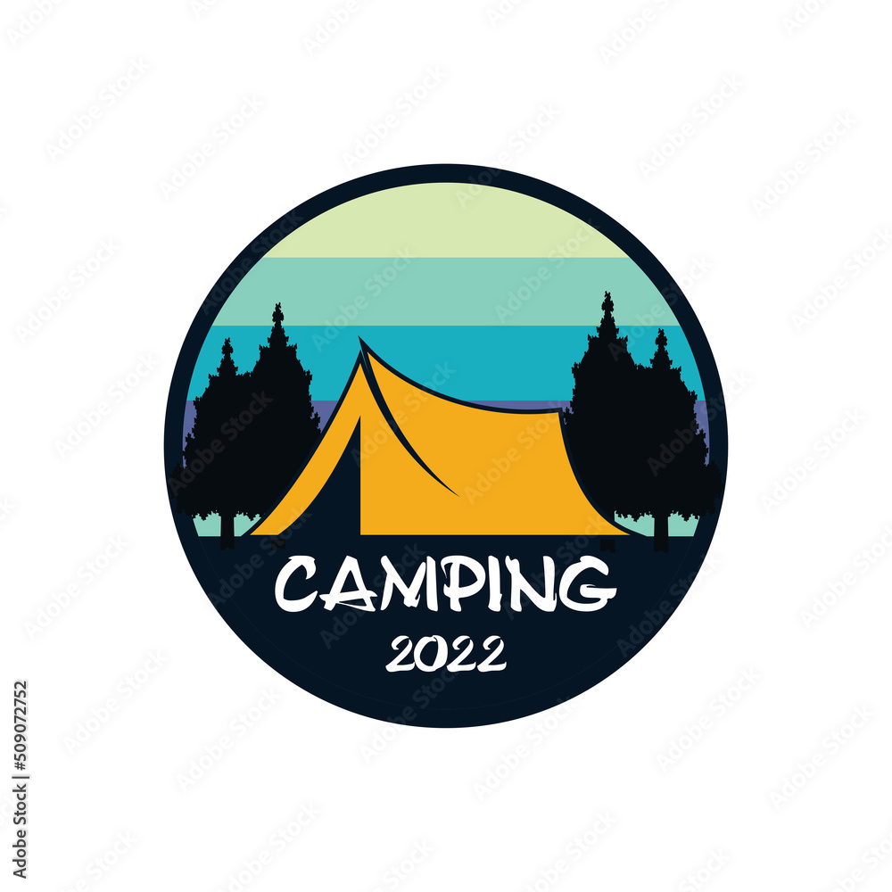 Fototapeta premium Camping Logo , Adventure Logo Vector