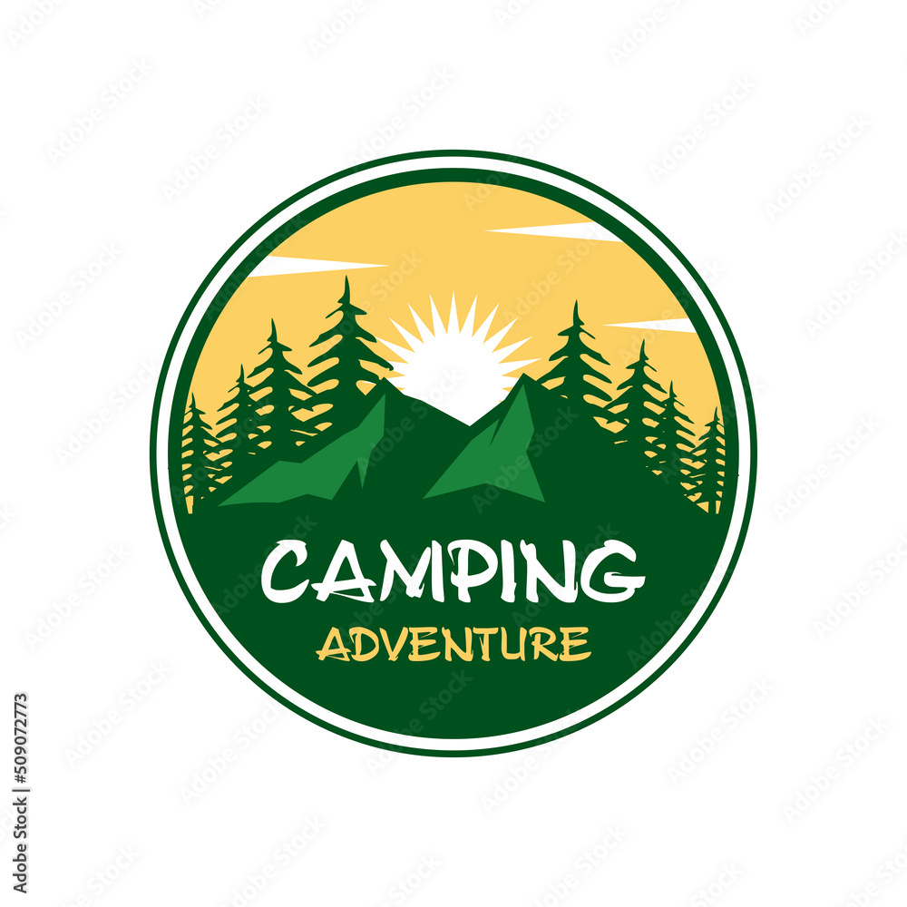 Camping Logo , Adventure Logo Vector Camping Logo , Adventure Logo Vector