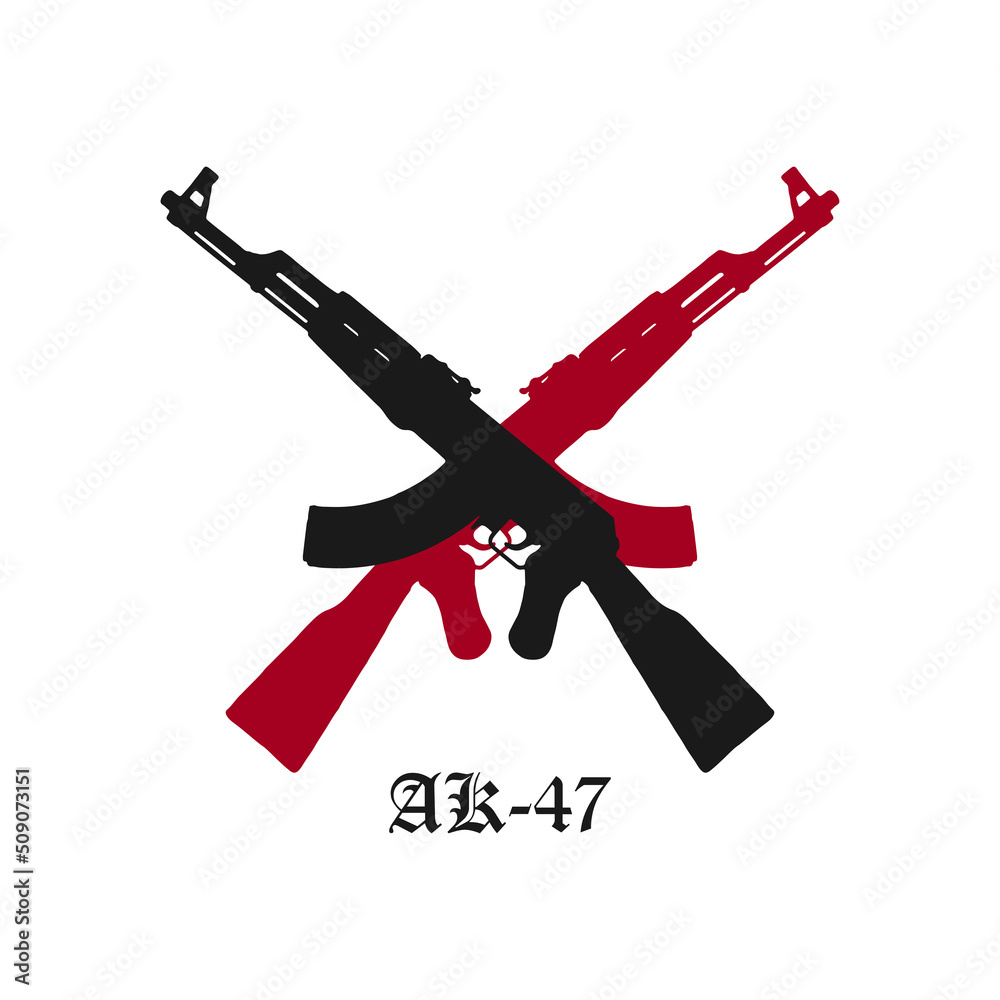vector gun ak 47 cross vector gun ak 47 cross