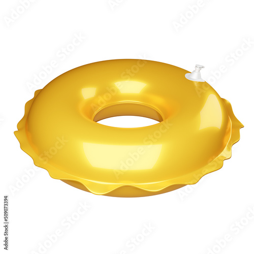 Canvas-taulu Yellow safety inflatable rubber ring
