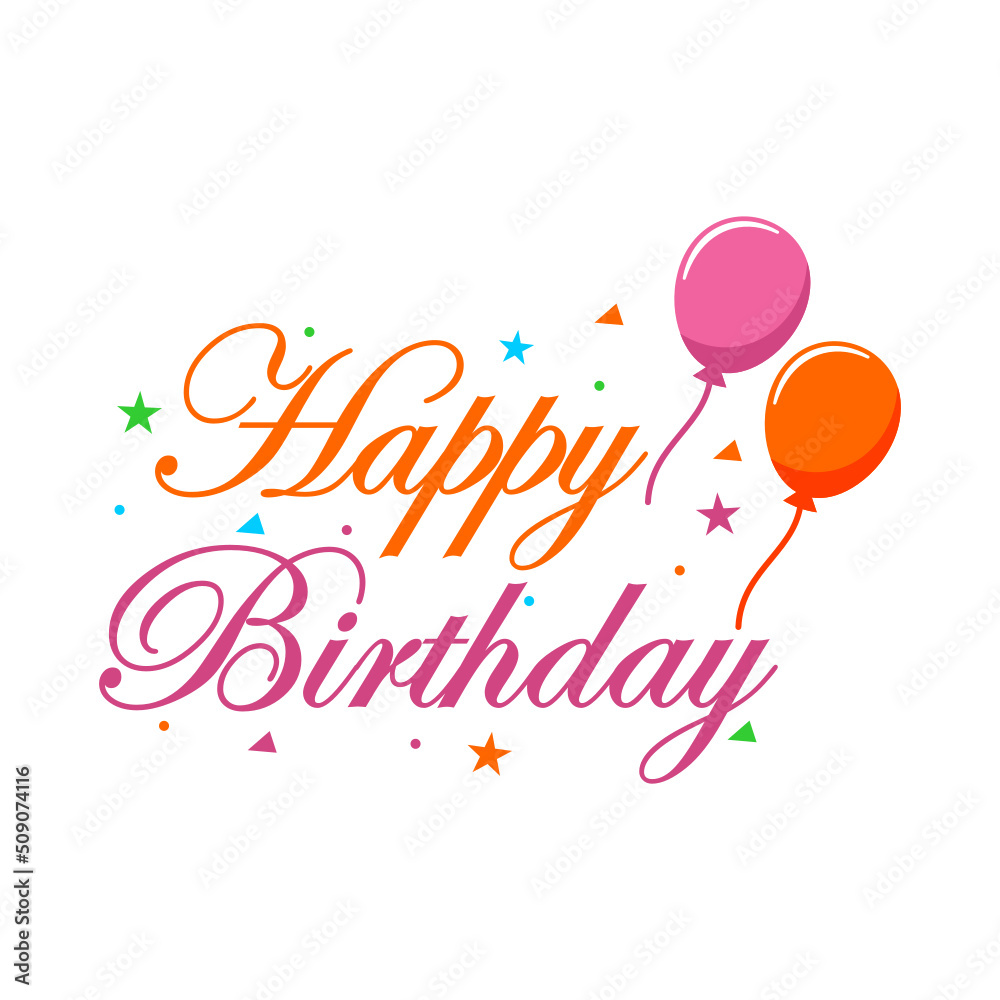 happy birthday card with balloons happy birthday card with balloons