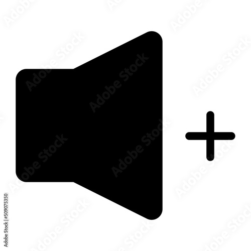 reduce volume glyph icon