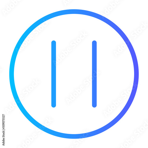 pouse gradient icon