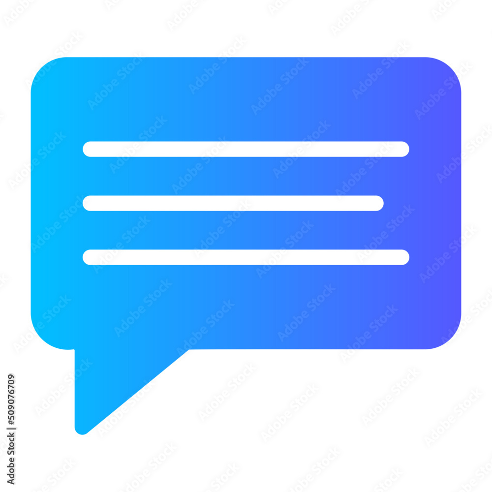 chat gradient icon