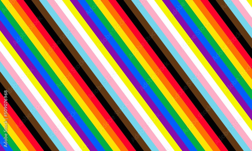 LGBT flag striped line colorful rainbow happy pride month background ...