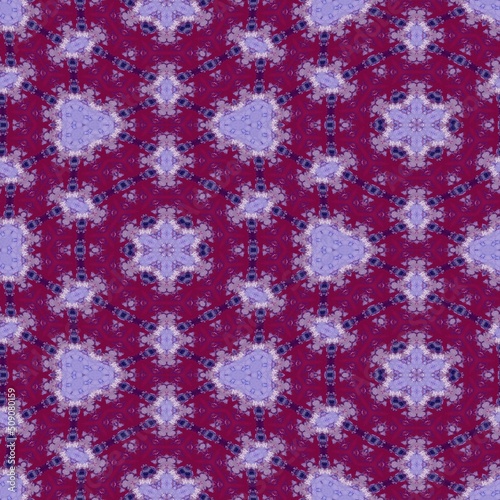 Abstract oil painting ornam...