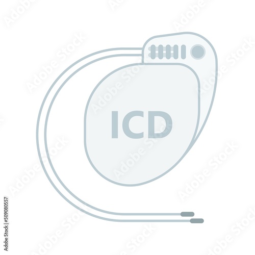 Pacemaker ICD Implantable Cardioverte Defibrillator Pulse Generator Stimulate of Heart Prevent Bradycardia Electronic Medical Device photo