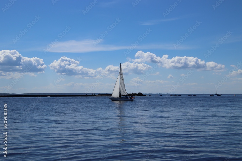 Obraz premium sailboat on the sea