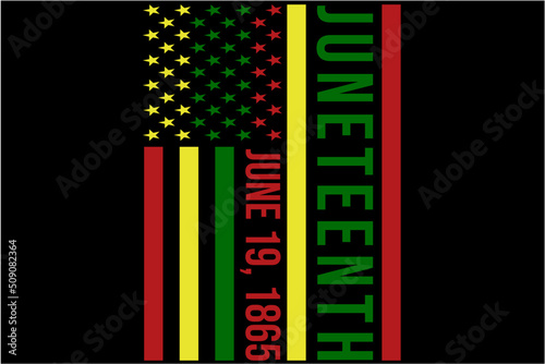 Juneteenth 19th June 1865 T-Shirt, African American Shirt, Afro American, Free-ish Since 1865, Juneteenth Shirt, Black History, Black Power, Black History Month, Celebrate Juneteenth T-Shirt Design