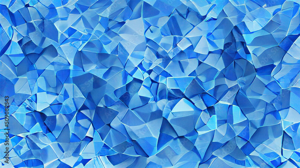 Obraz premium Abstract geomatric polygon blue background usefor graphic design nature sea icewall