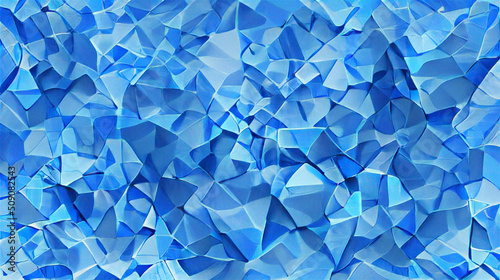 Abstract geomatric polygon blue background usefor graphic design nature sea icewall photo