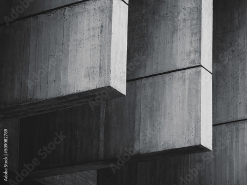 Architecture details Cement concrete wall pattern building construction  © VTT Studio