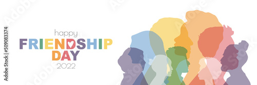 Happy Friendship Day 2022 banner.